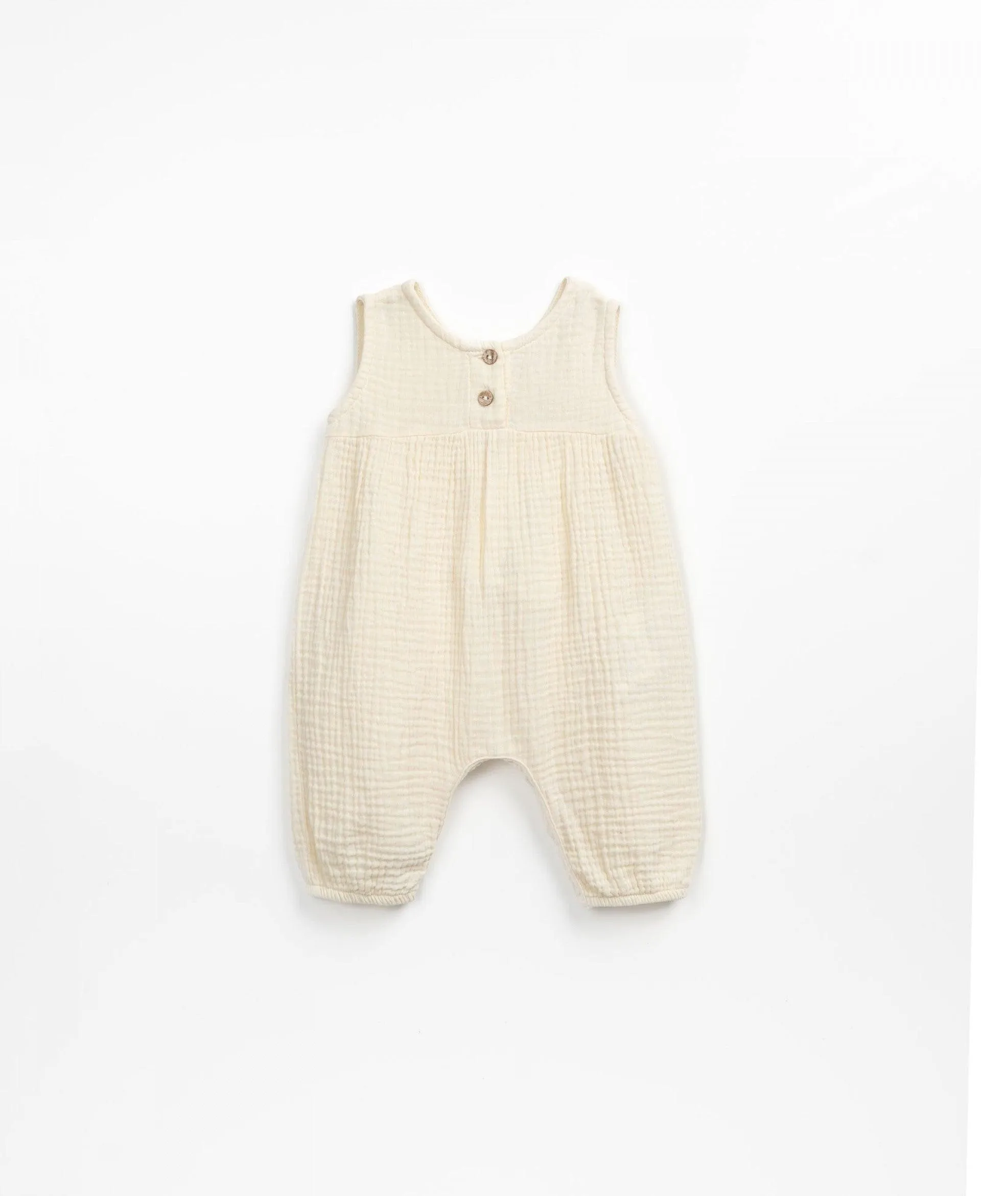 Baby Jumpsuits and Rompers | Woven- Beige | Play Up