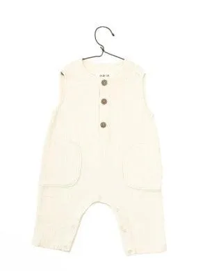 Baby Jumpsuits and Rompers | Woven - Ivory | Play Up