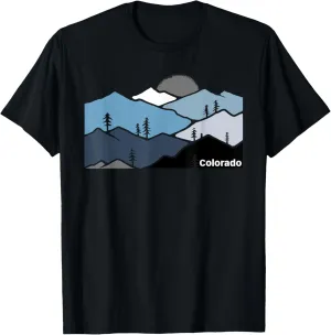 Colorado Mountain Outdoor Retro Landscape T-Shirt