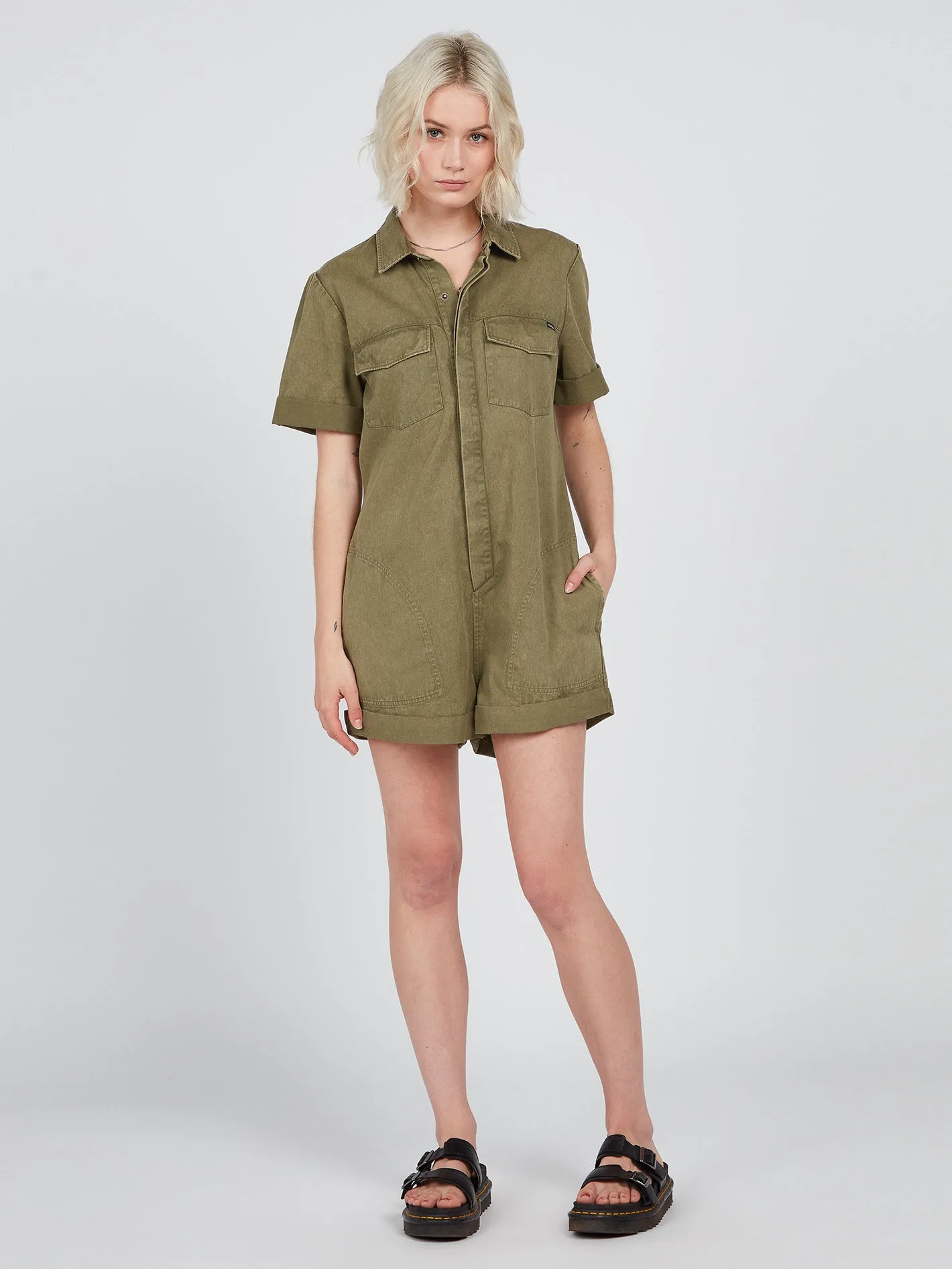 Mechanicali Romper - Military