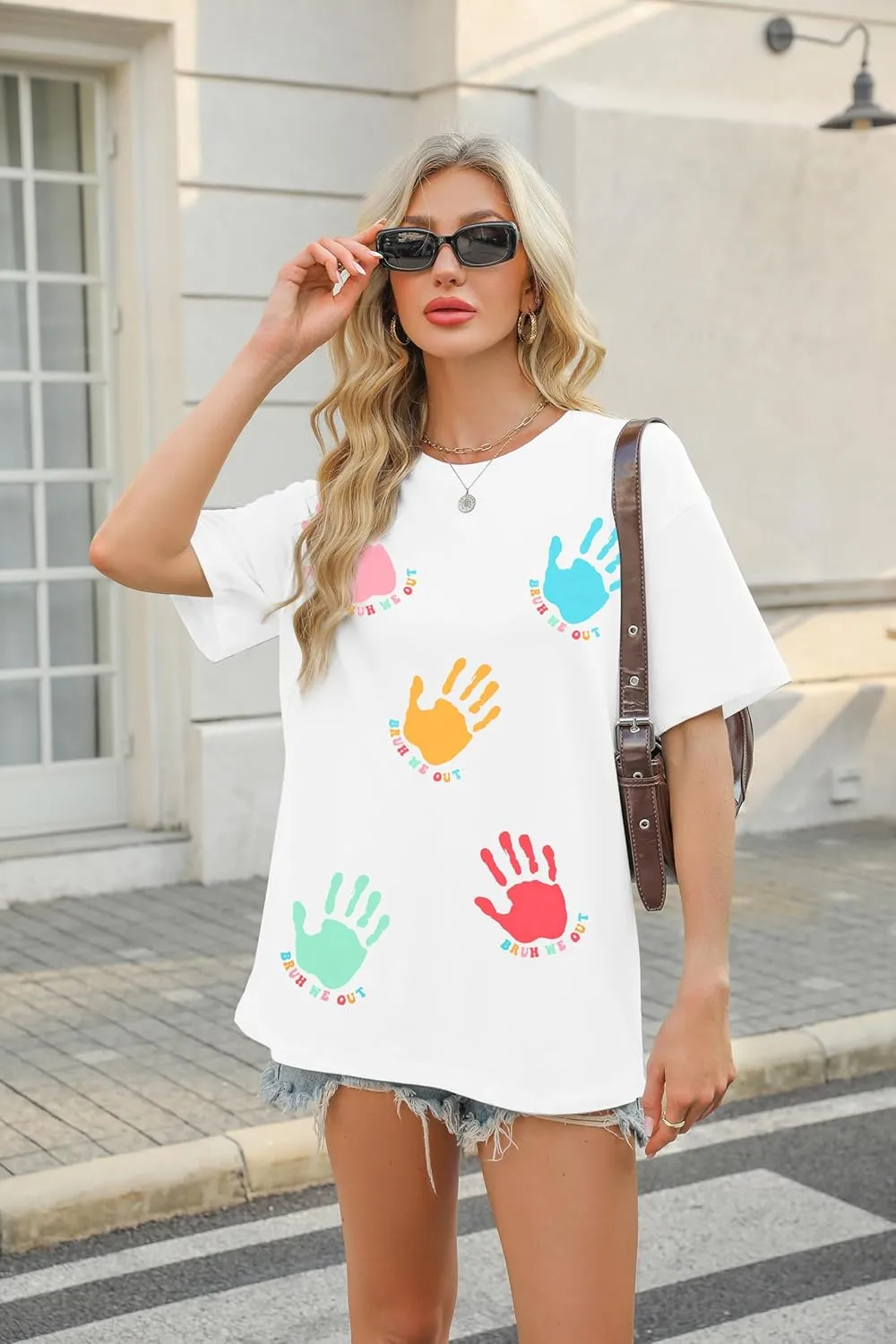 MYHALF Last Day of School Tshirt Oversized Teacher Life Shirt School Out Summer Shirt Happy Graduation Tee Appreciation Gift
