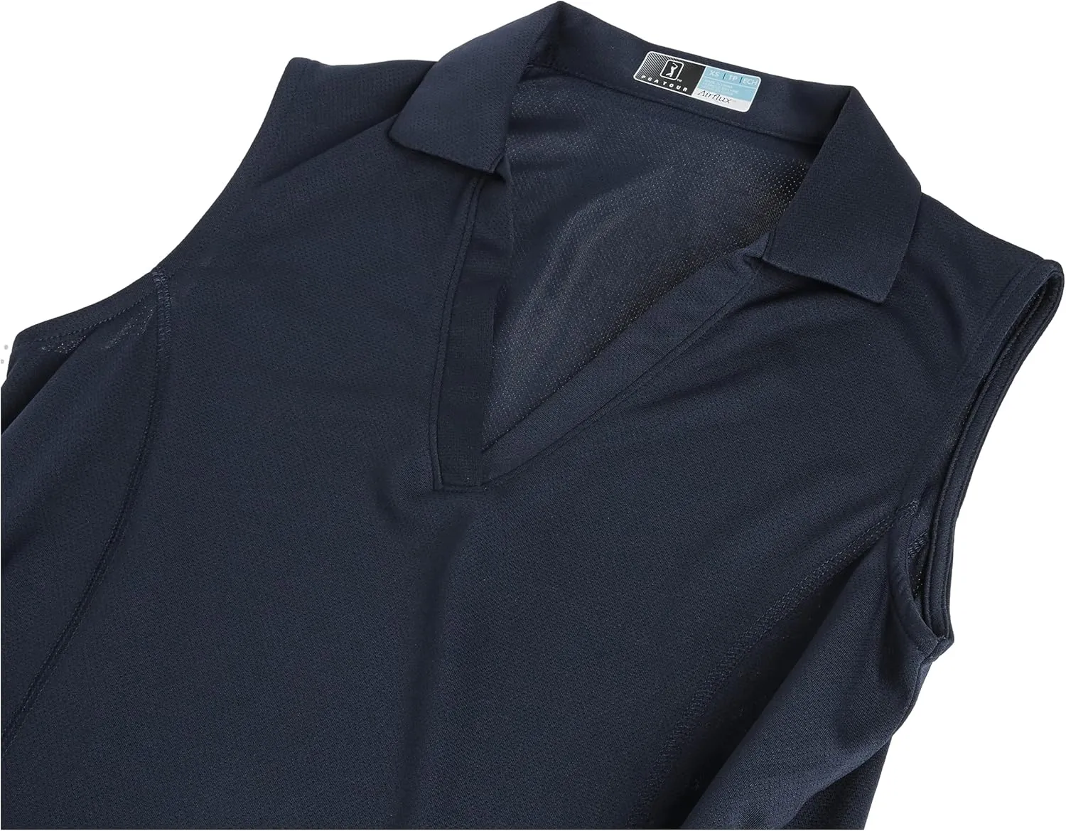 PGA TOUR Women's Airflux Sleeveless Golf Polo Shirt