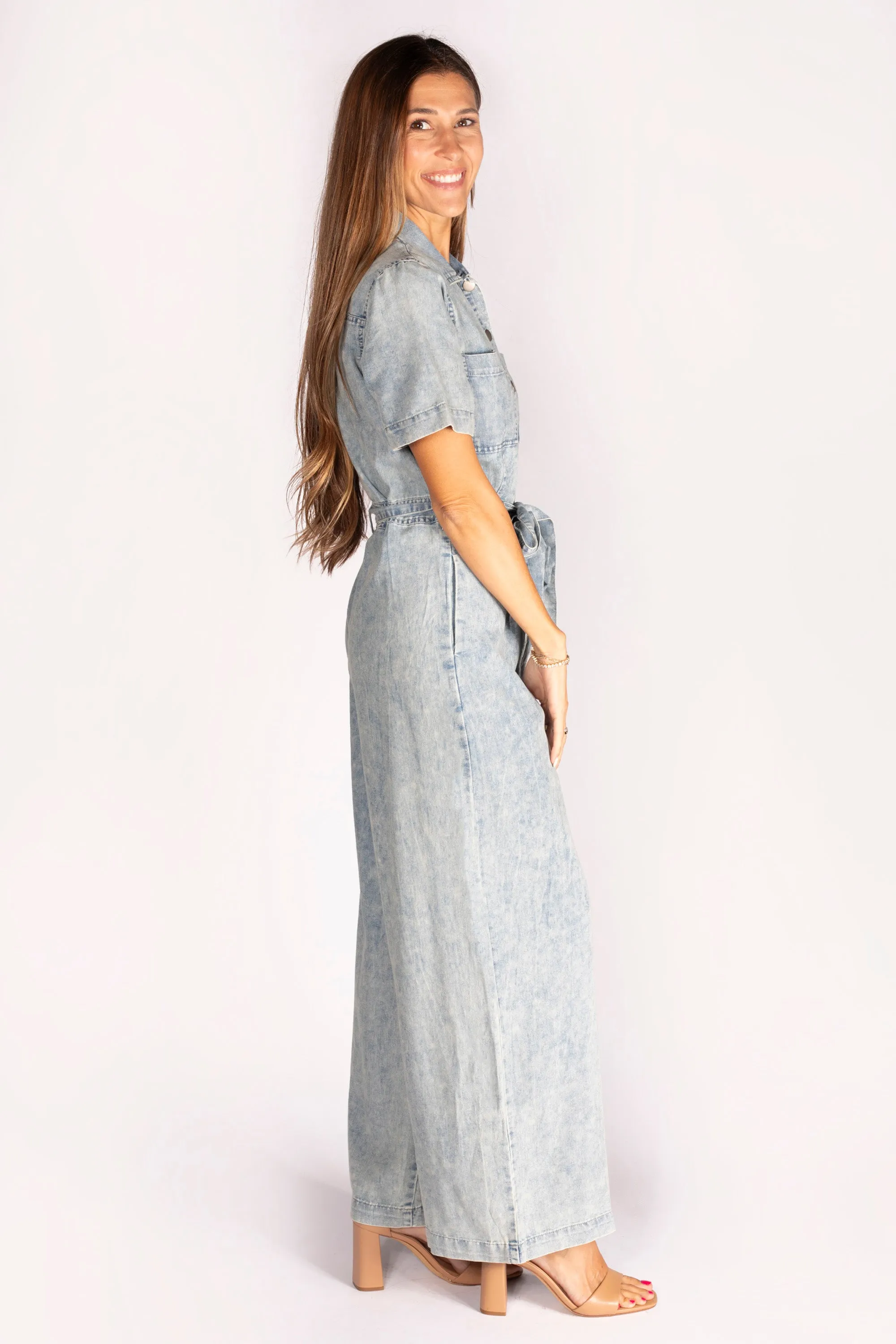 Rosie Denim Jumpsuit - FINAL SALE