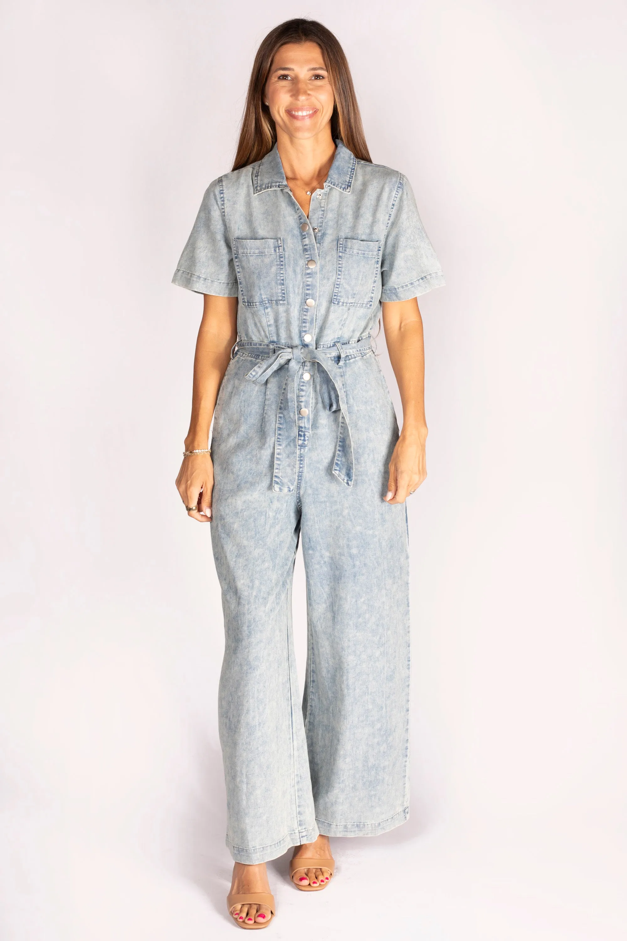 Rosie Denim Jumpsuit - FINAL SALE