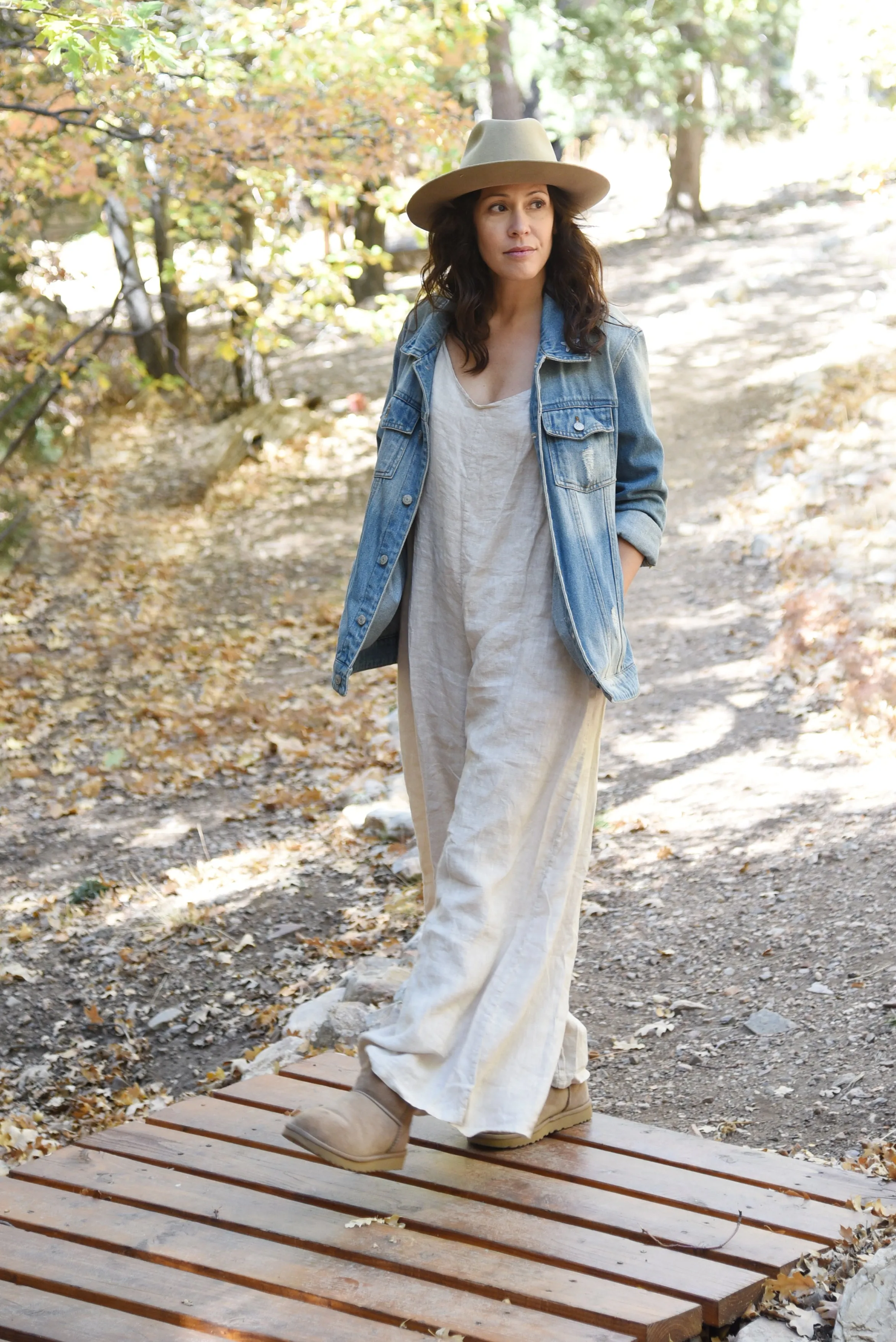 The Linen Jumpsuit // Moon